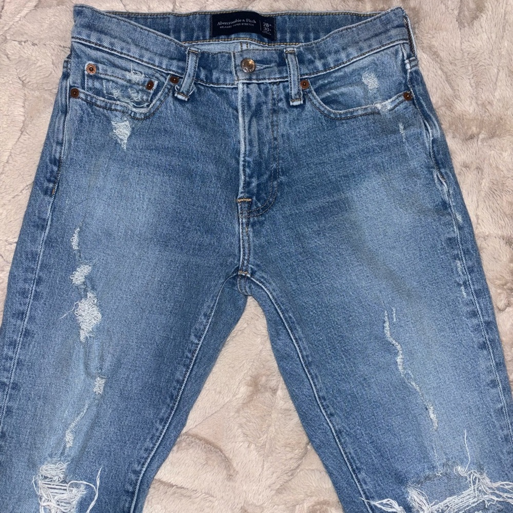Abercrombie & Fitch Distressed Jeans